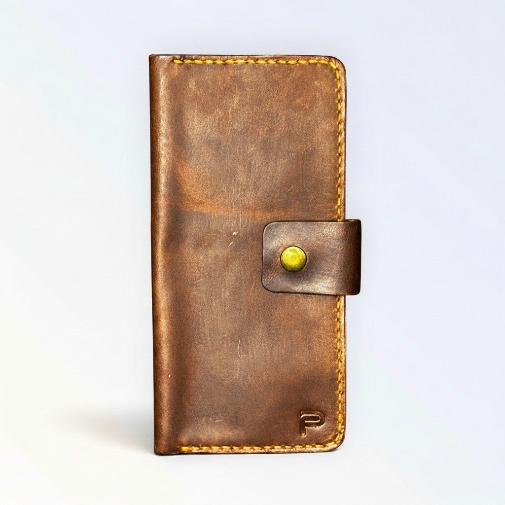 Leather Long Wallet 127